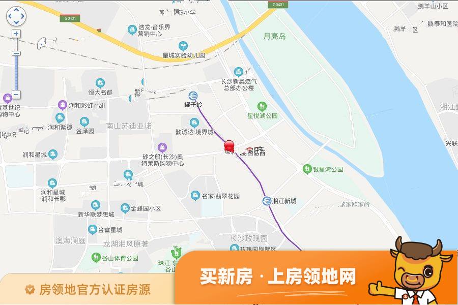 金富湘江悦城位置交通图4