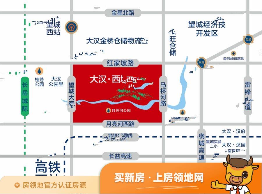 大汉西城壹号位置交通图2