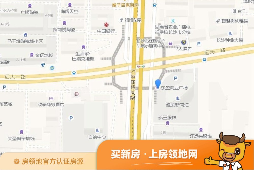 东盈商业广场写字楼位置交通图1