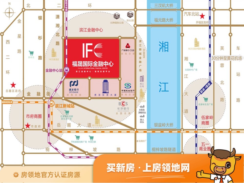 福晟国际金融中心写字楼位置交通图2