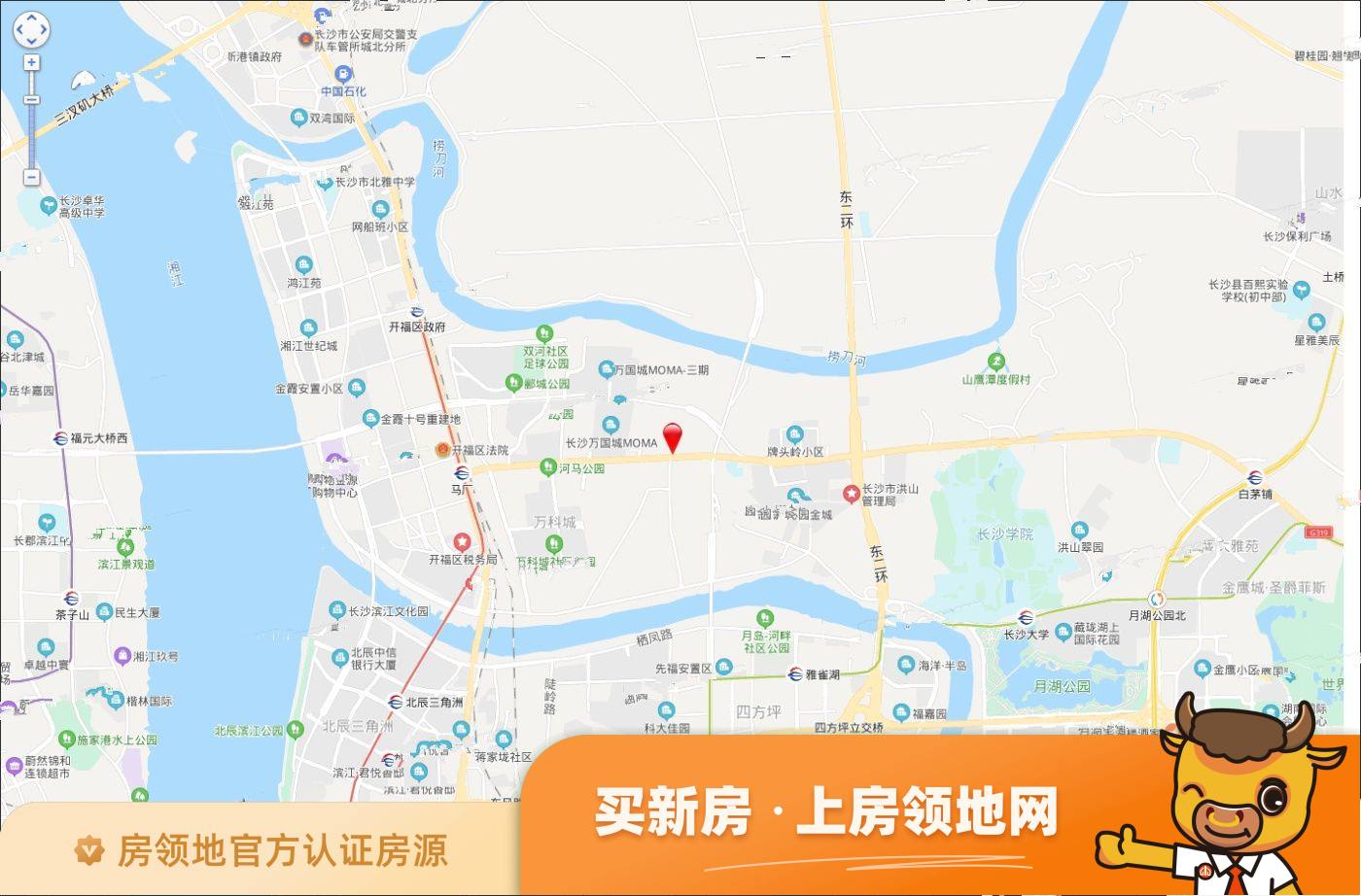 龙湖春江天玺位置交通图63
