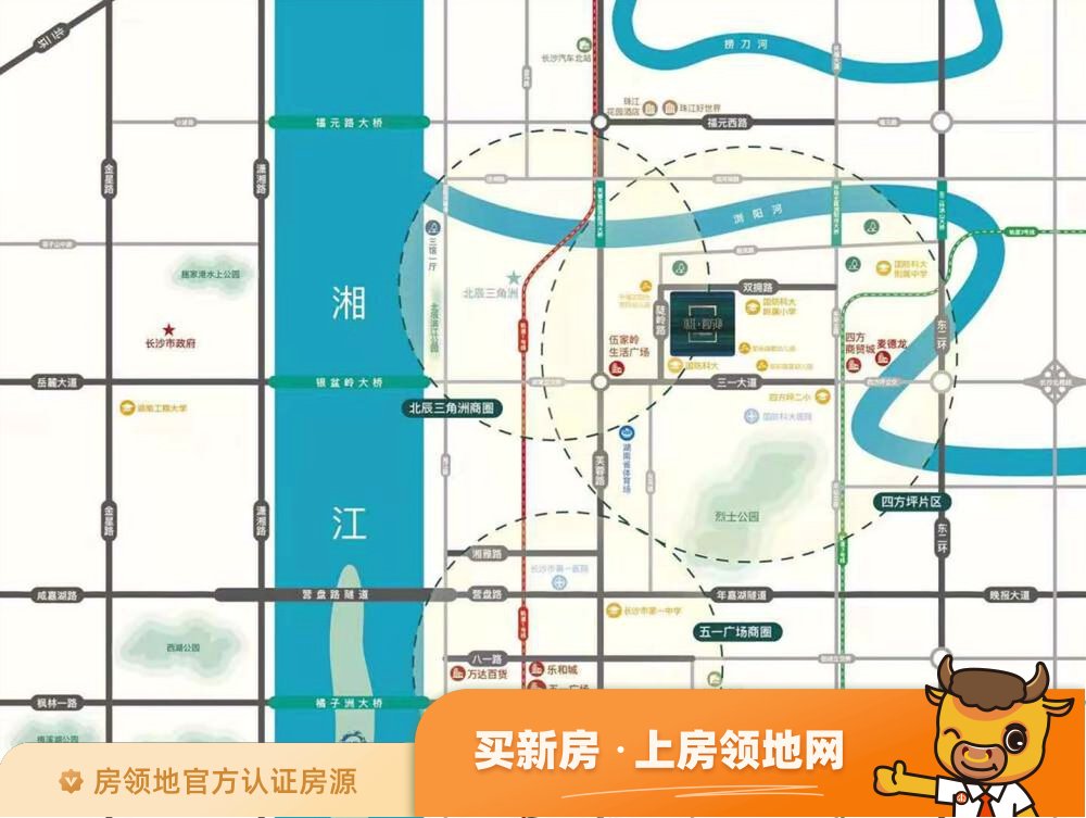 珠江四方印位置交通图6