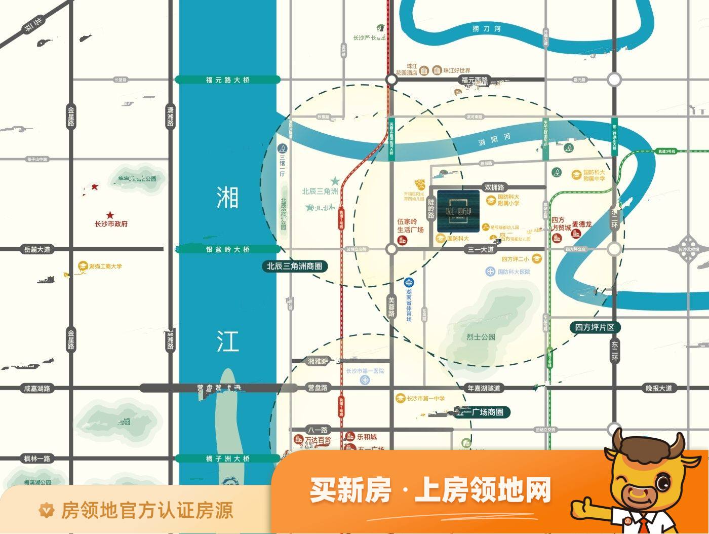 珠江四方印位置交通图4