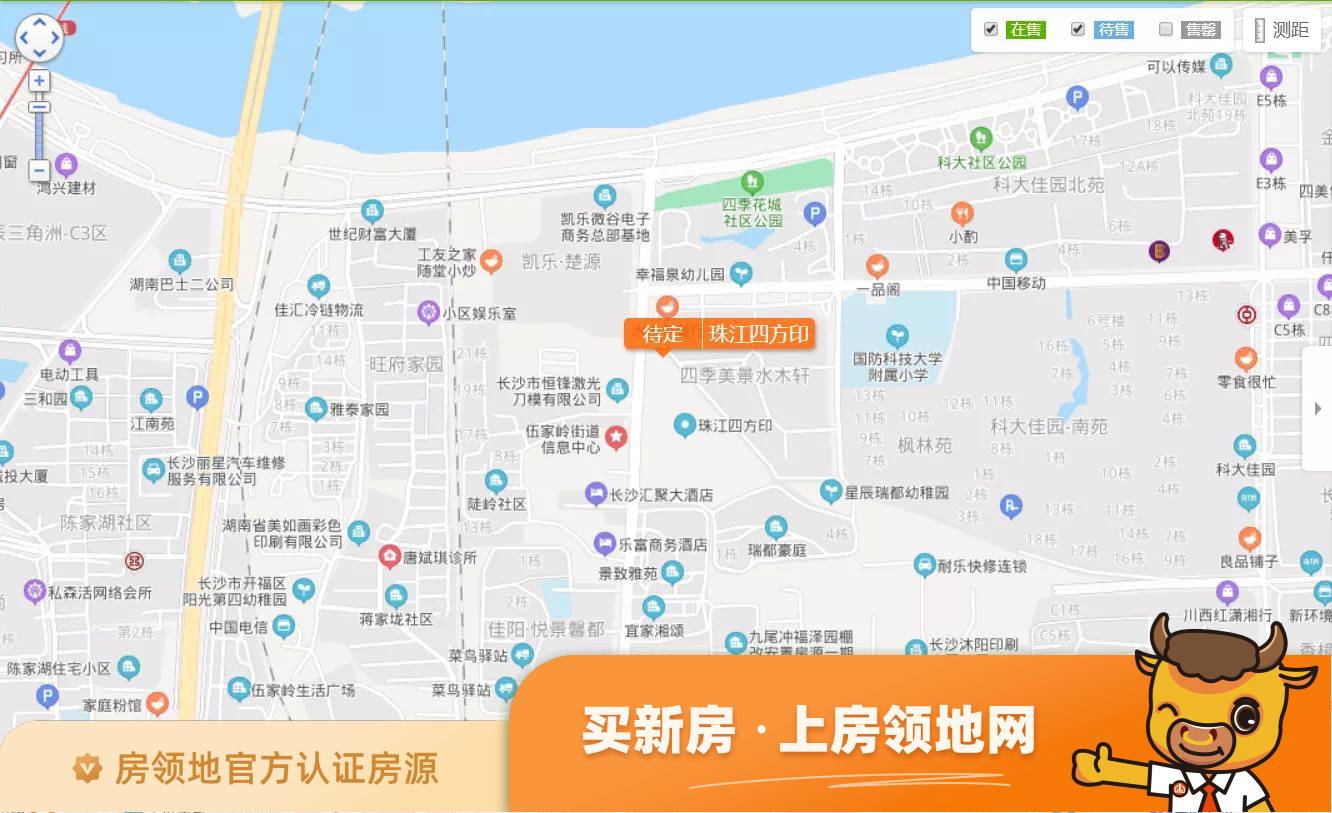 珠江四方印位置交通图50
