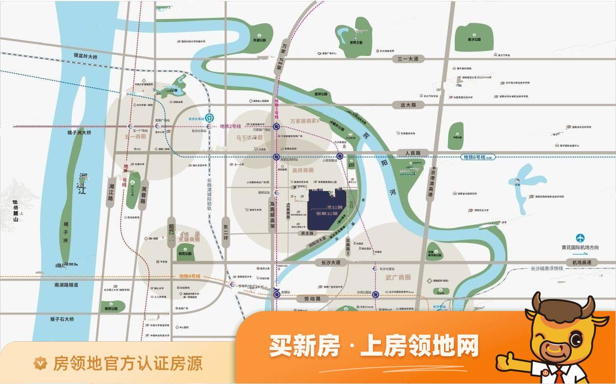 长沙宝能公馆位置交通图5