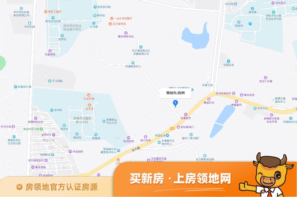 长沙雅居乐新地商铺位置交通图12