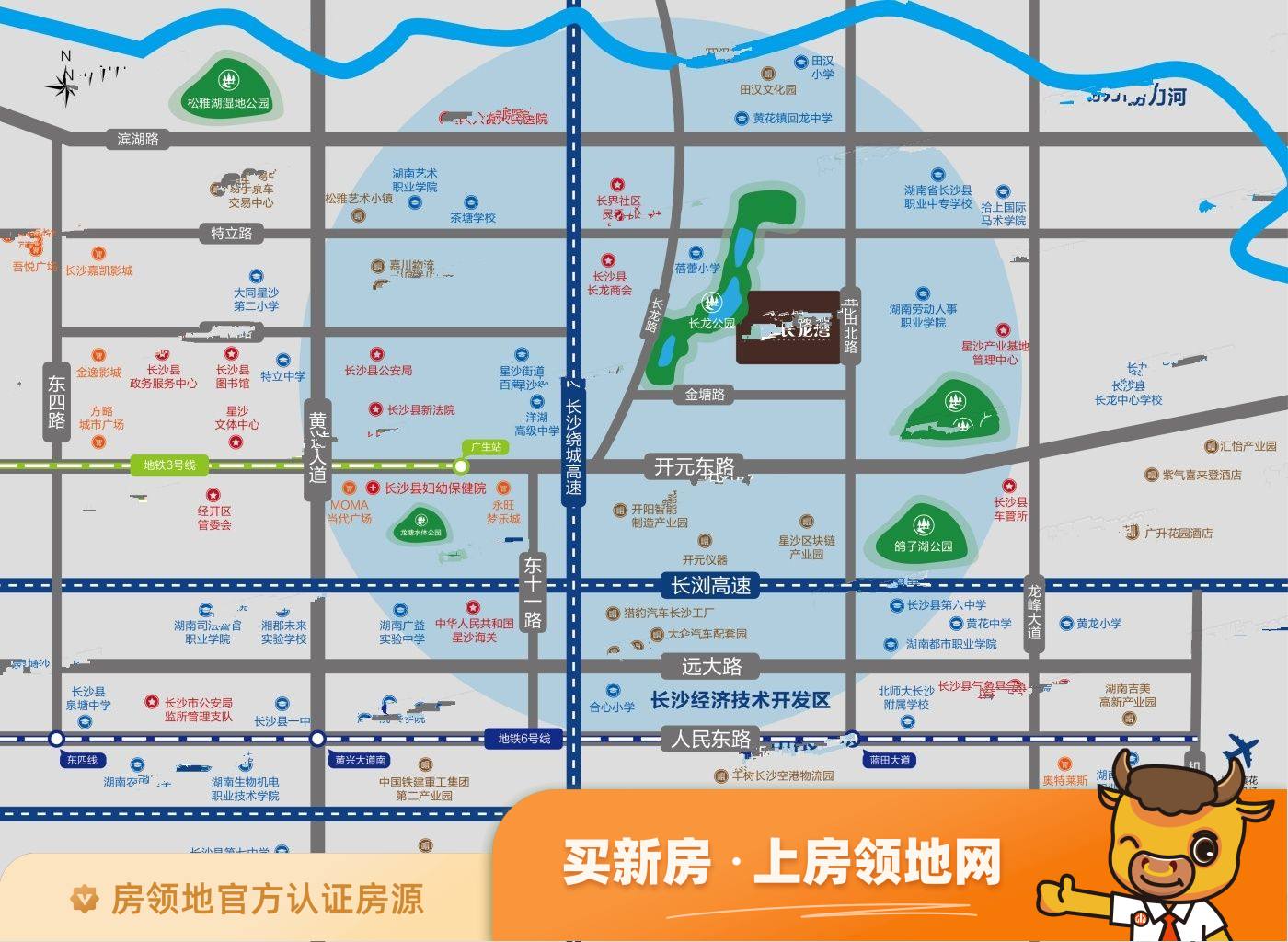 长龙湾二期位置交通图2