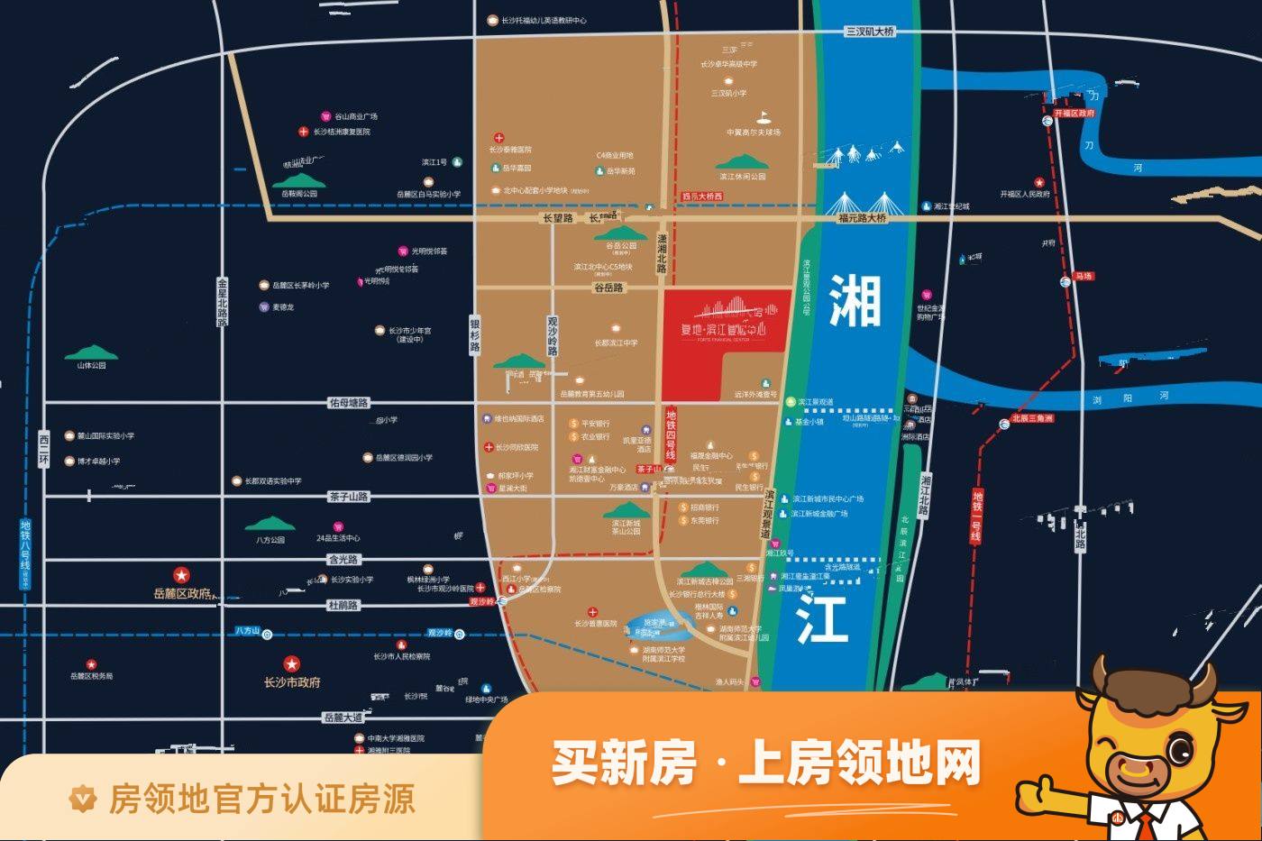 复地滨江金融中心位置交通图35