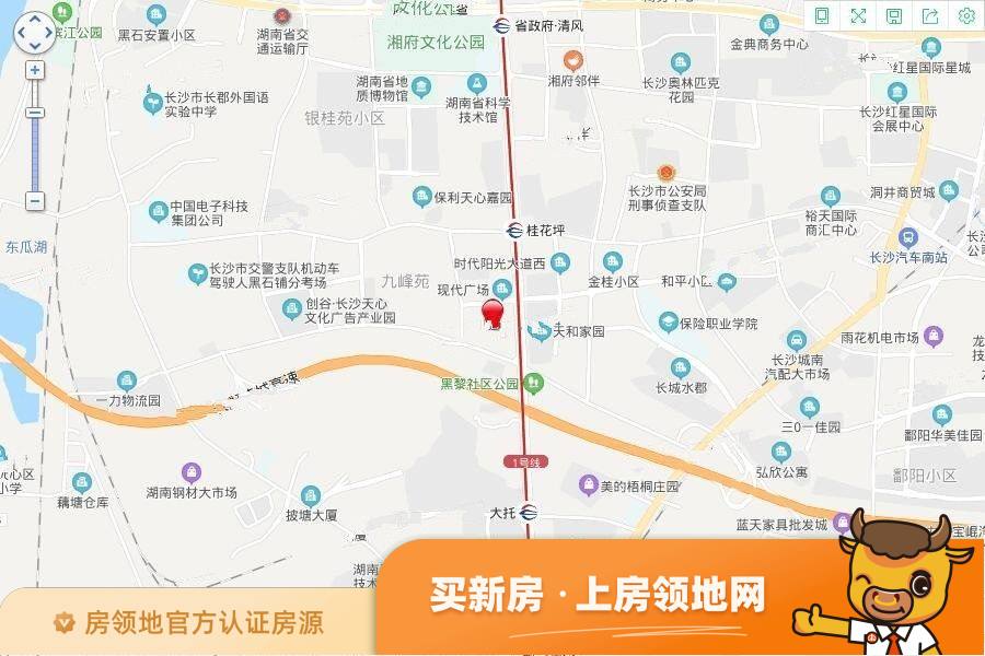 五江广场位置交通图1