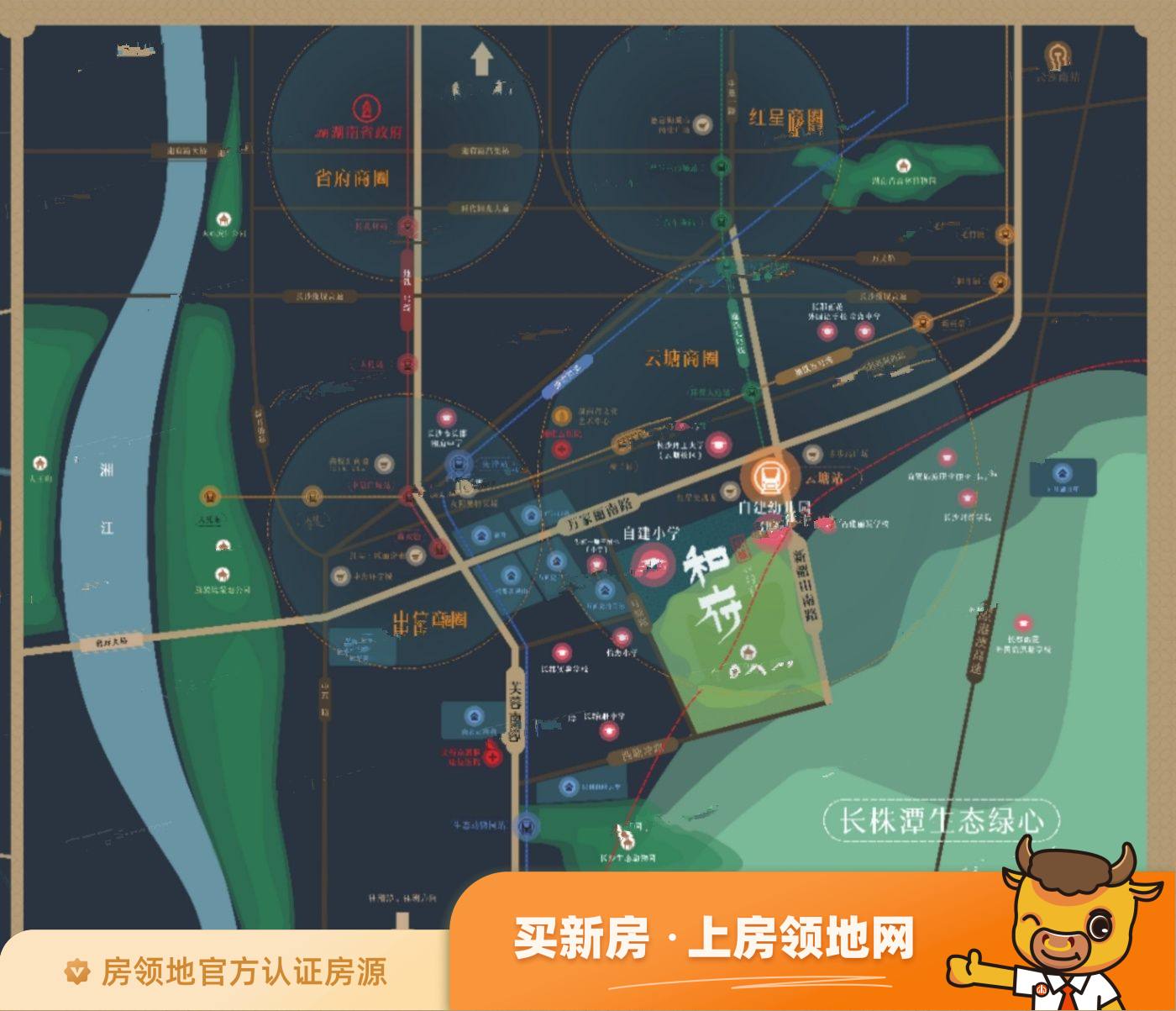京盛和府位置交通图2