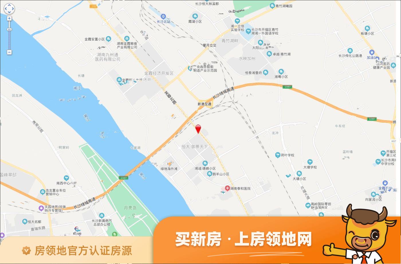 地铁中建玖樾府位置交通图2