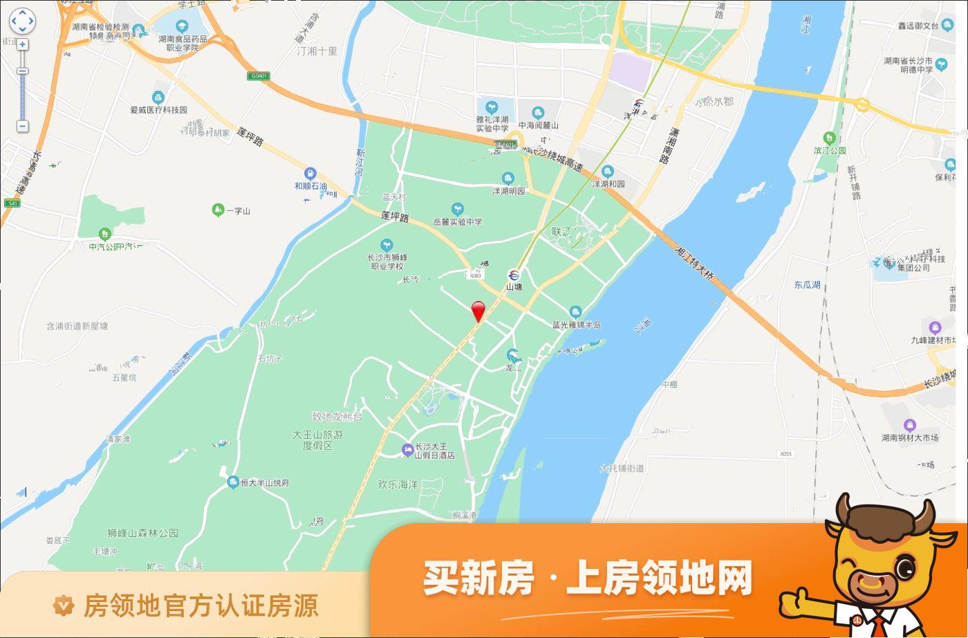 龙湖江与城位置交通图48