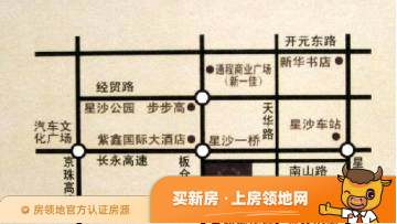 新长海广场位置交通图1