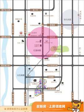 创世纪广场位置交通图1