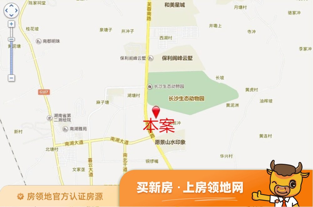 中悦领秀城位置交通图1