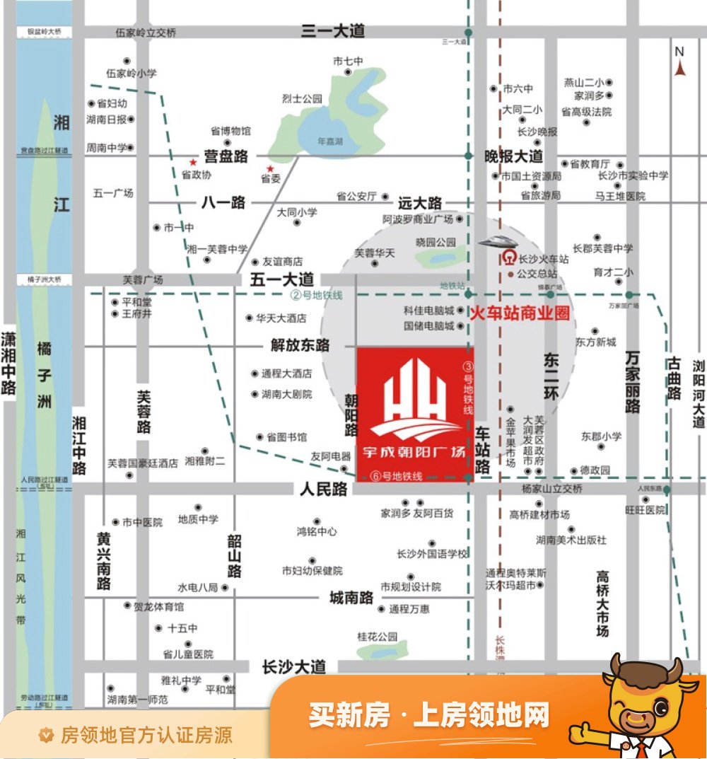宇成朝阳广场位置交通图3