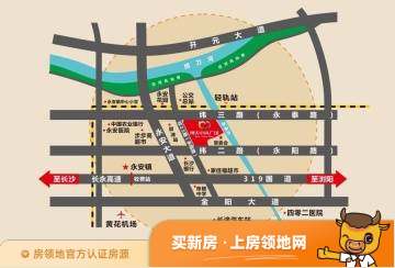 博大中央广场位置交通图3