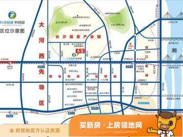 长沙芯城科技园位置交通图1