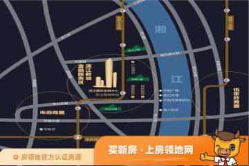 湘江财富金融中心位置交通图2