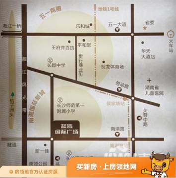 蓝湾国际广场位置交通图3