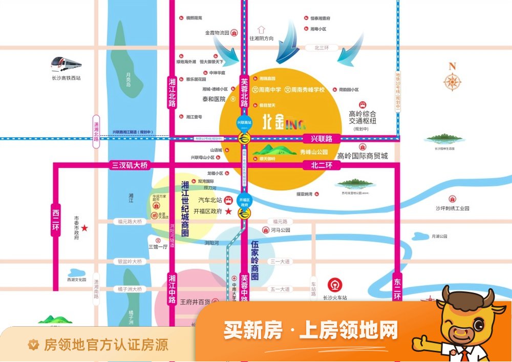 福晟钱隆国际位置交通图45