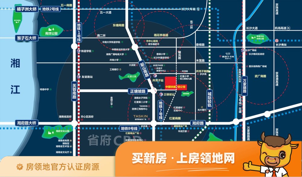 中国铁建18公馆位置交通图34