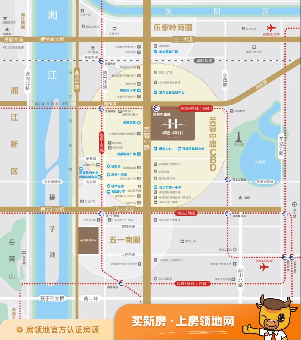 华远华时代（长沙）位置交通图54