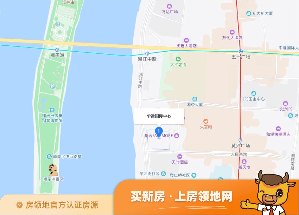 华远国际中心位置交通图2