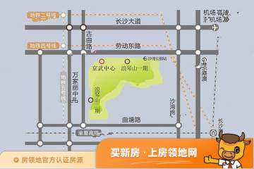 京武中心位置交通图1