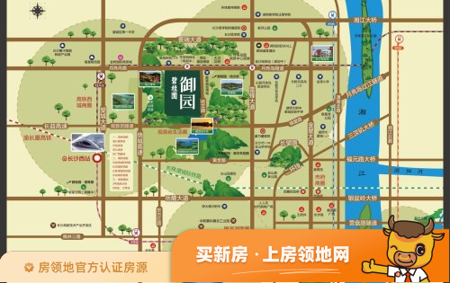 碧桂园御园位置交通图1