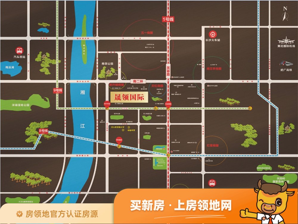 福晟克拉国际位置交通图2