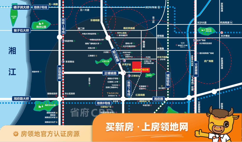 中国铁建18公馆（住宅）位置交通图2