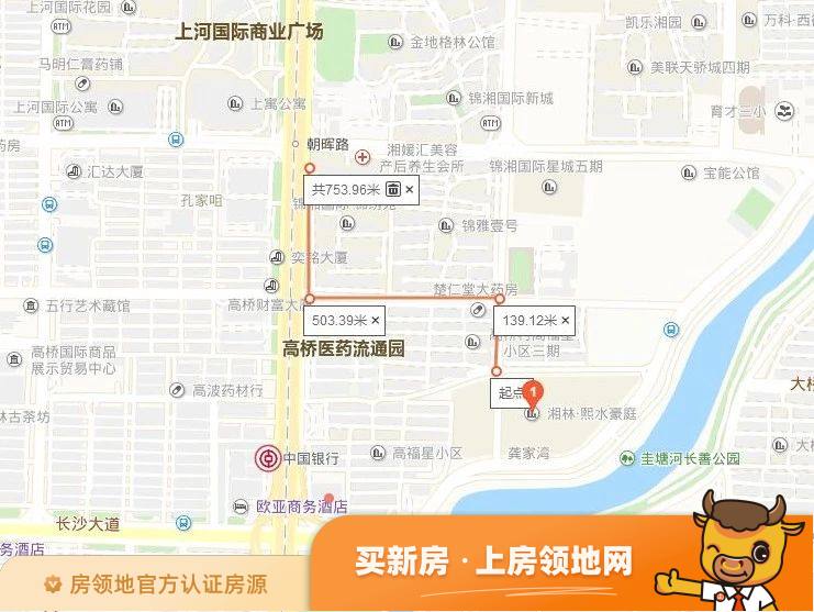湘林熙水豪庭位置交通图3