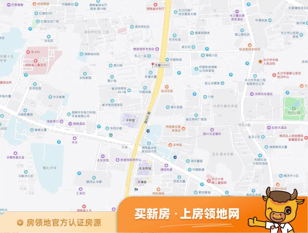 东塘SOHO位置交通图2