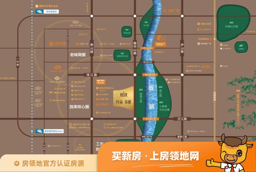 同森锦樾1号位置交通图39