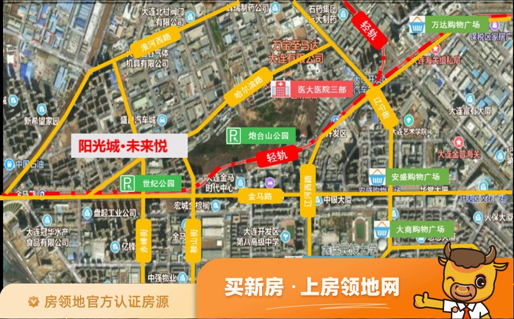 阳光城未来悦位置交通图2