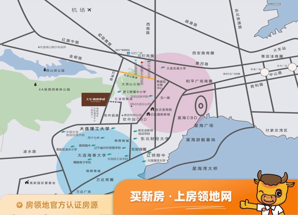 大华锦绣华城位置交通图67