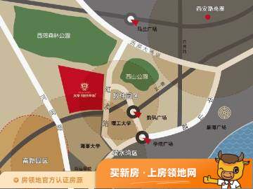 大华锦绣华城位置交通图6