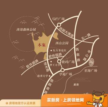 大华锦绣华城位置交通图10