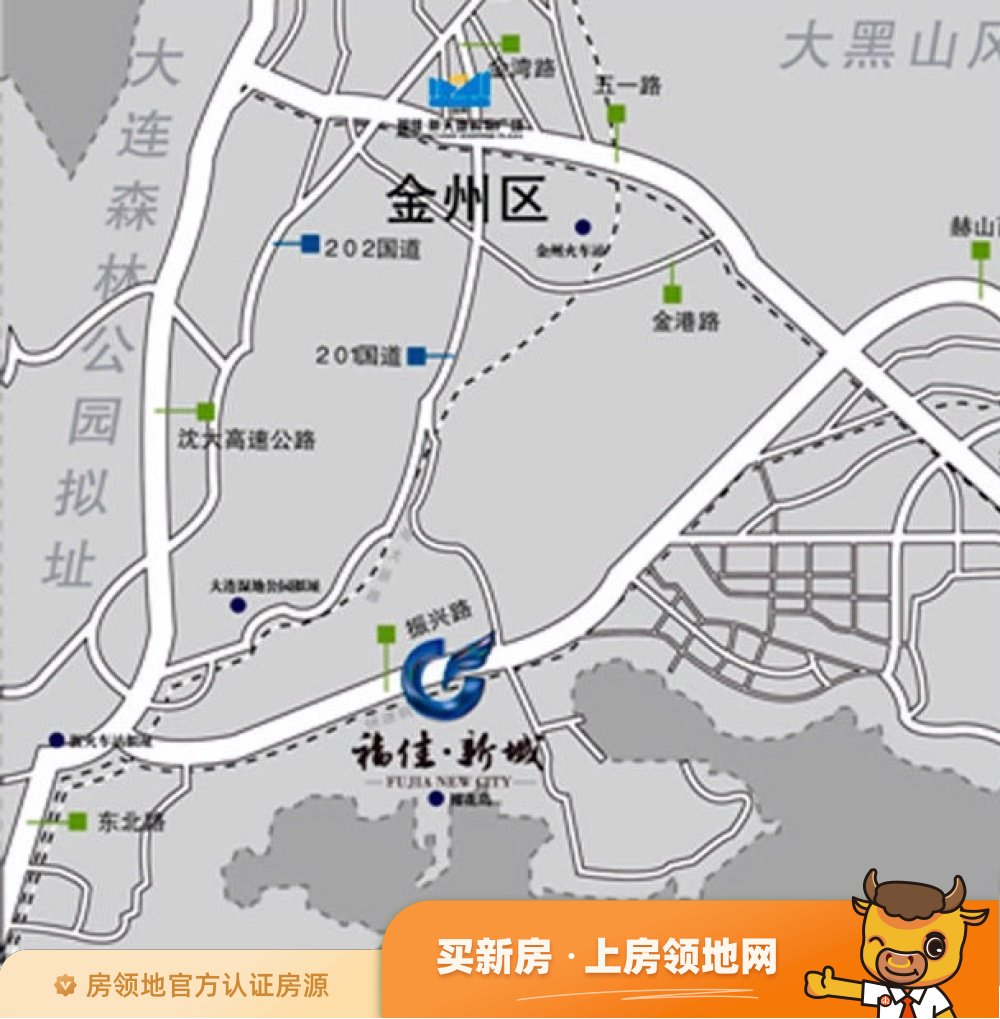 福佳新城位置交通图3