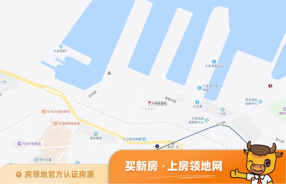中海海港城Ⅱ期峯汇位置交通图62