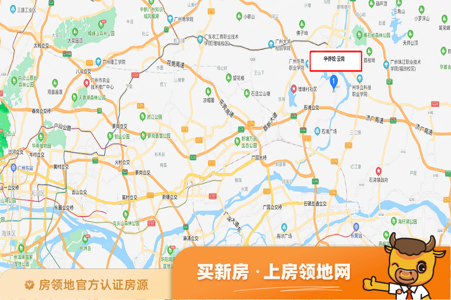 恒基旭辉城位置交通图1