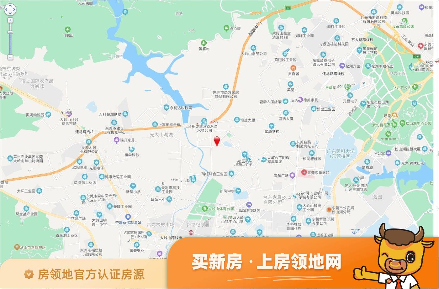 中海松湖璟尚位置交通图1
