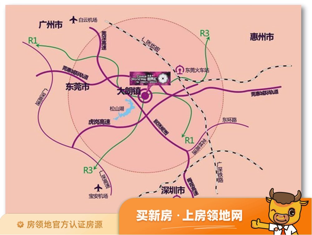 尼盛滨江城位置交通图2