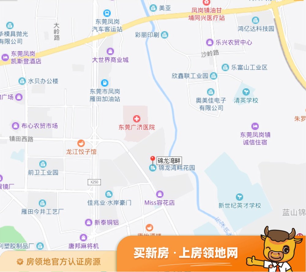 凤达凤凰城位置交通图1