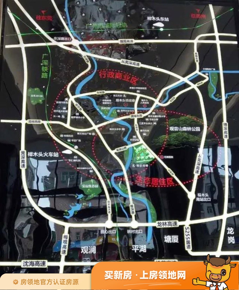 颐景湾畔位置交通图1