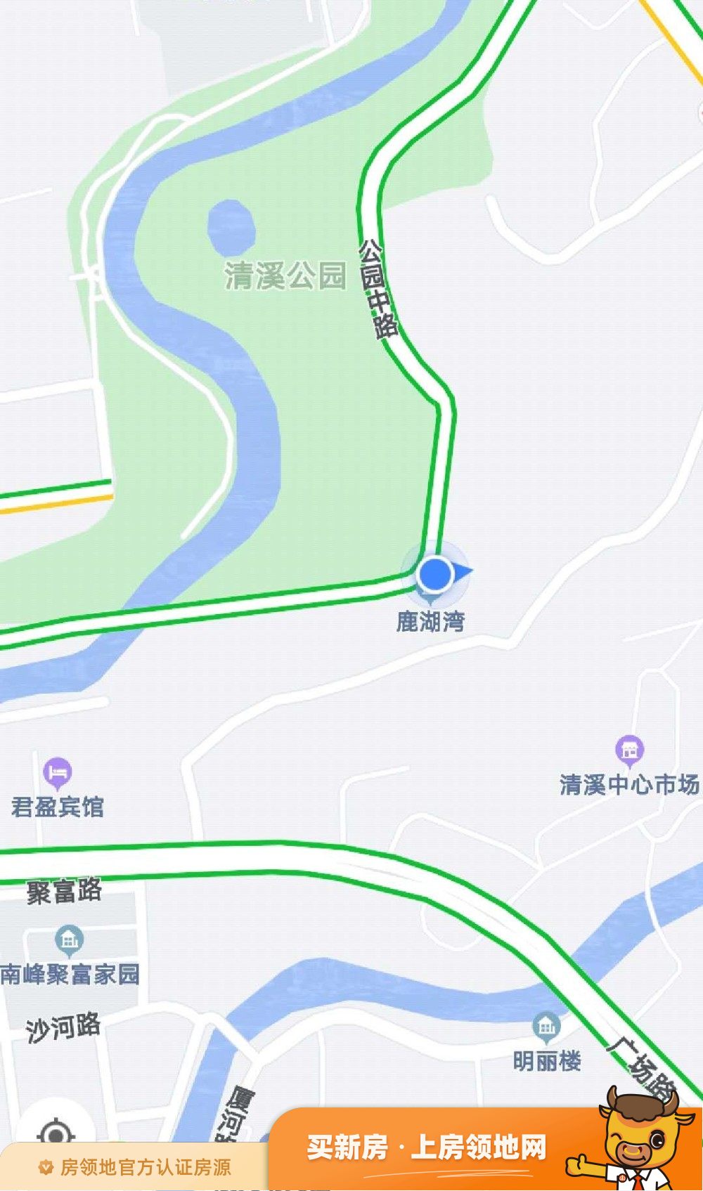 印华南滨豪庭位置交通图1