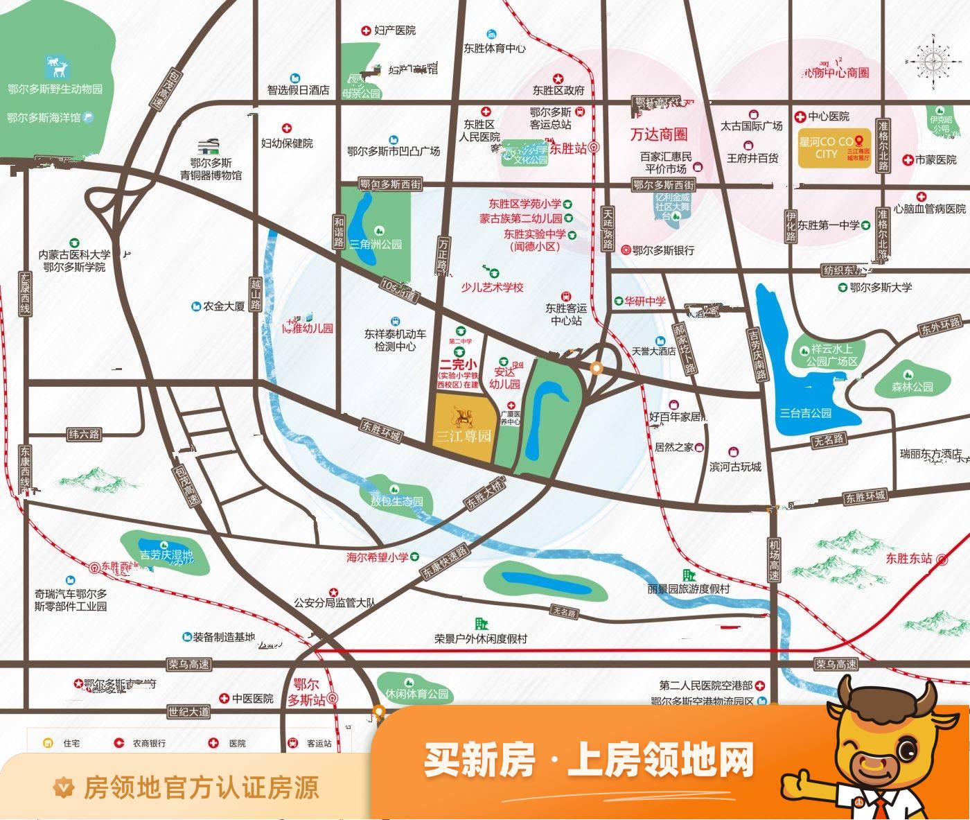 三江尊园位置交通图29