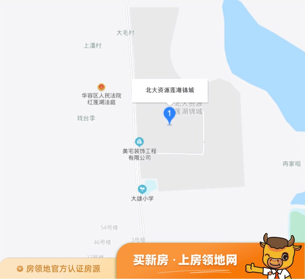 北大资源莲湖锦城位置交通图55
