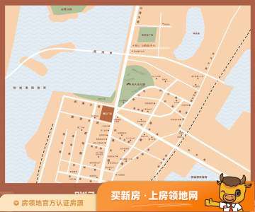 腾飞广场位置交通图1